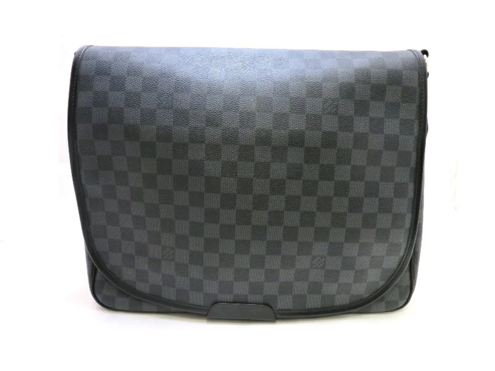 LOUIS VUITTON Shoulder Bag Daniel Damier Graphite Black MY